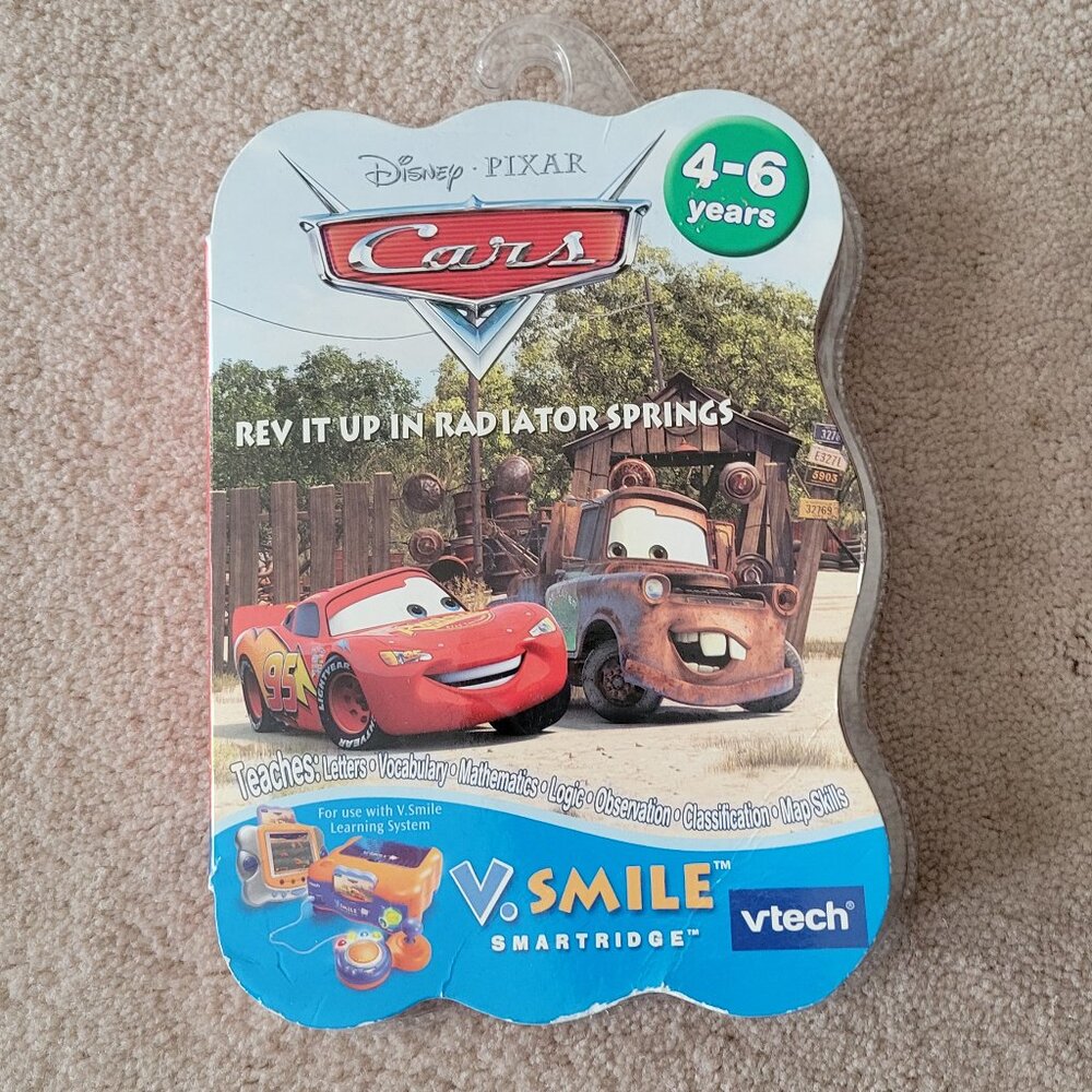 VTECH Disney Pixar Cars V Smile Smartridge NWT